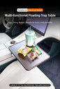 Convenient wooden food tray for the car